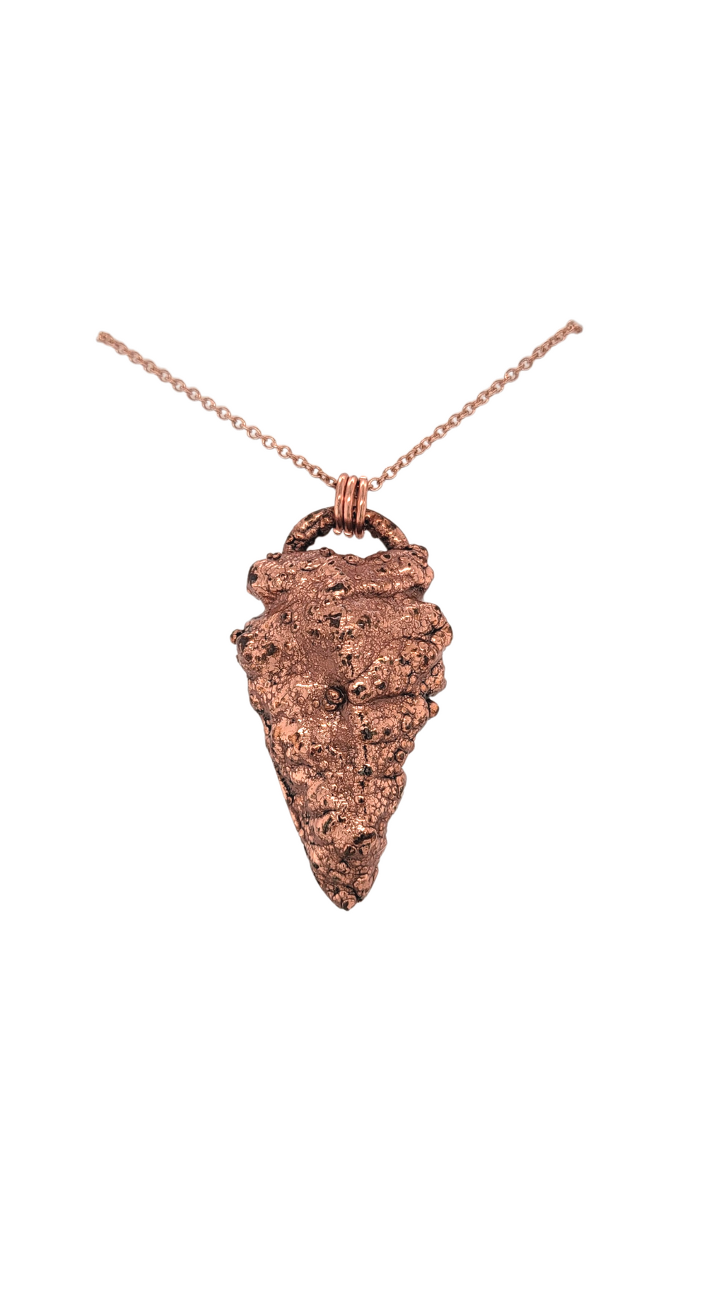Copper Arrowhead Pendant