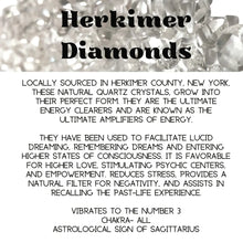 Load image into Gallery viewer, Herkimer Diamonds Small Hoops
